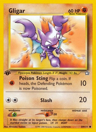 Gligar (Neo Genesis) Near Mint 1st Edition