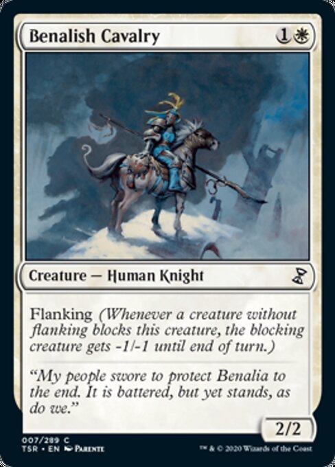 Benalish Cavalry (Time Spiral Remastered) Light Play