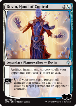 Dovin, Hand of Control (War of the Spark) Light Play