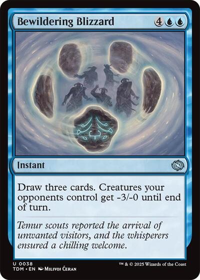Bewildering Blizzard (Tarkir: Dragonstorm) Light Play