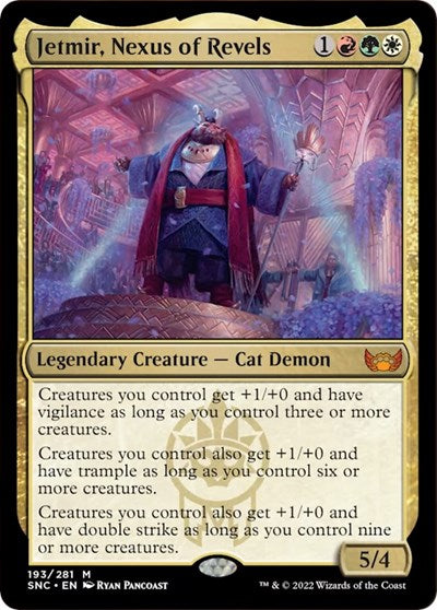 Jetmir, Nexus of Revels (Streets of New Capenna) Light Play Foil