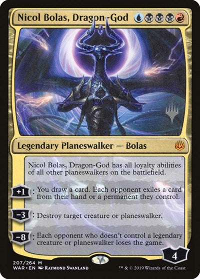 Nicol Bolas, Dragon-God (Promo Pack: Core Set 2020) Light Play
