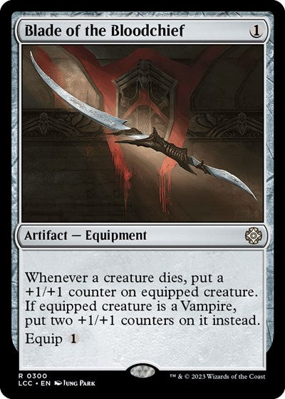 Blade of the Bloodchief (Commander: The Lost Caverns of Ixalan) Light Play