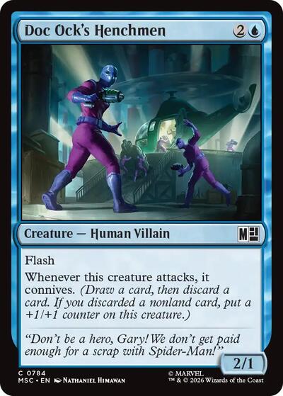 Doc Ock's Henchmen (Commander: Marvel Super Heroes) Light Play Foil