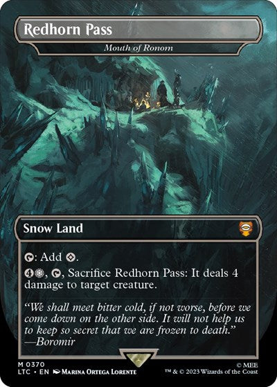 Redhorn Pass - Mouth of Ronom (Commander: The Lord of the Rings: Tales of Middle-earth) Light Play