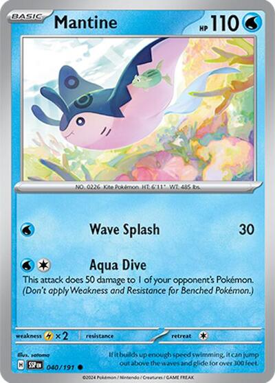Mantine (SV08: Surging Sparks) Light Play