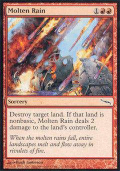Molten Rain (Mirrodin) Medium Play