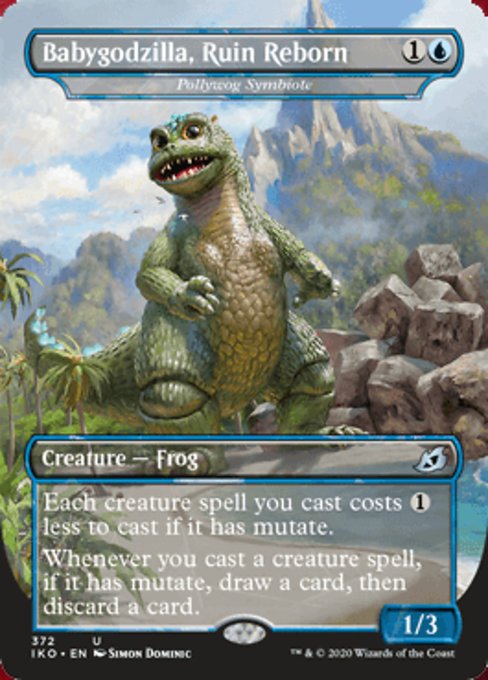 Babygodzilla, Ruin Reborn (Ikoria: Lair of Behemoths) Light Play Foil