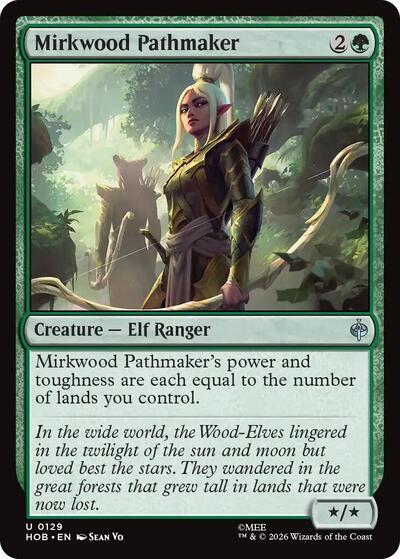 Mirkwood Pathmaker (The Hobbit) Light Play Foil