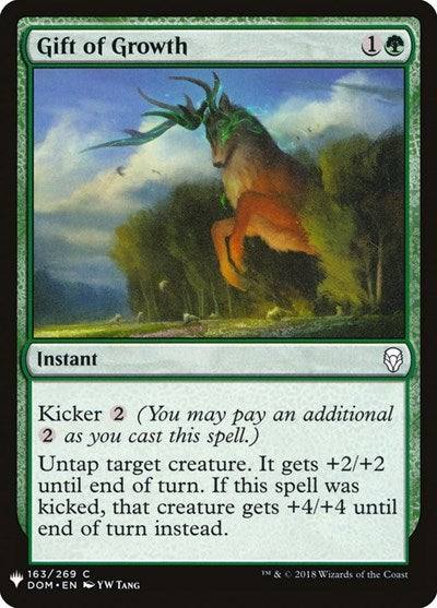 Gift of Growth (Mystery Booster) Light Play