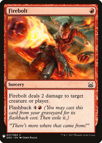 Firebolt (Mystery Booster) Light Play