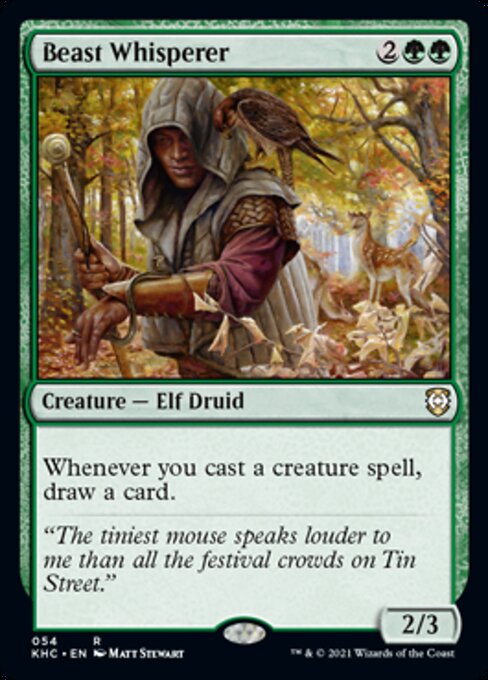 Beast Whisperer (Commander 2021 Kaldheim) Light Play