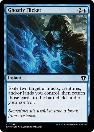 Ghostly Flicker (Commander Masters) Light Play