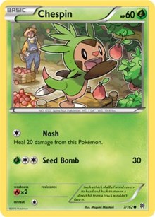 Chespin (7) (XY - BREAKthrough) Medium Play