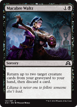 Macabre Waltz (Shadows Over Innistrad) Light Play