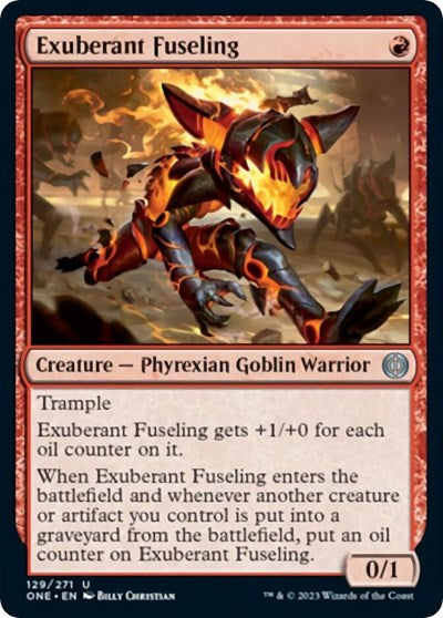 Exuberant Fuseling (Phyrexia: All Will Be One) Light Play