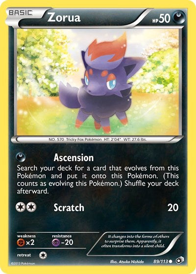 Zorua (Legendary Treasures) Medium Play