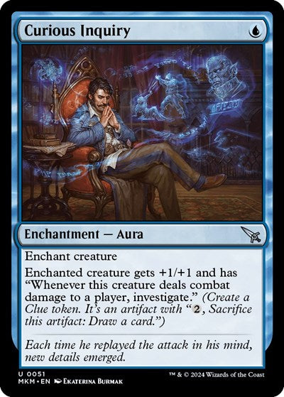 Curious Inquiry (Murders at Karlov Manor) Light Play Foil