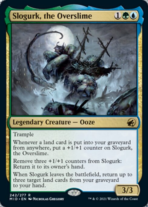 Slogurk, the Overslime (Innistrad: Midnight Hunt) Light Play Foil