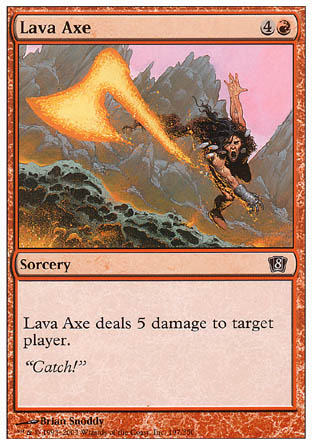 Lava Axe (8th Edition) Light Play