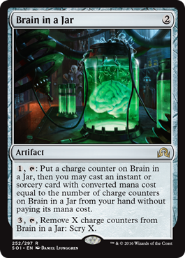Brain in a Jar (Shadows Over Innistrad) Light Play