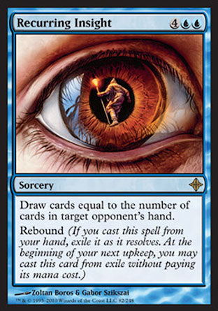 Recurring Insight (Rise of the Eldrazi) Light Play