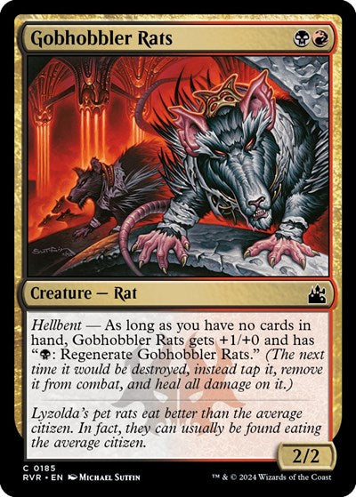 Gobhobbler Rats (Ravnica Remastered) Light Play