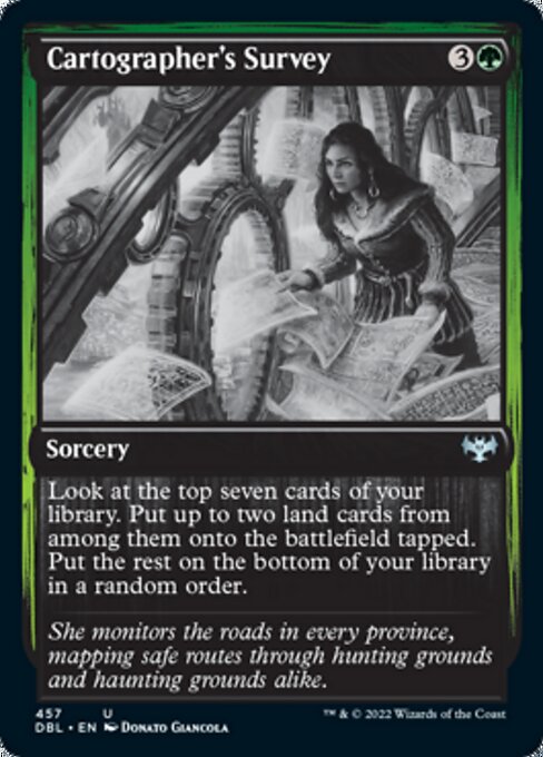 Cartographer's Survey (Innistrad: Double Feature) Light Play