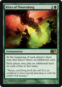 Rites of Flourishing (Magic 2012 Core Set) Light Play