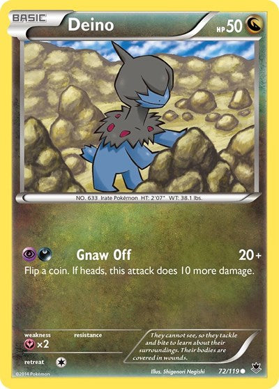 Deino (XY - Phantom Forces) Damaged / Poor
