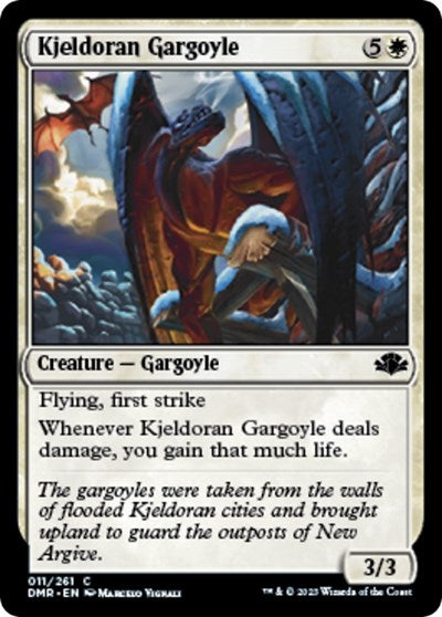 Kjeldoran Gargoyle (Dominaria Remastered) Light Play