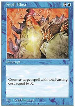 Spell Blast (5th Edition) Light Play