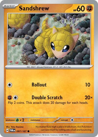 Sandshrew (SV06: Twilight Masquerade) Light Play