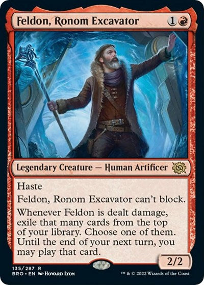 Feldon, Ronom Excavator (The Brothers' War) Light Play