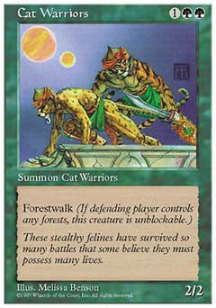 Cat Warriors (5th Edition) Light Play