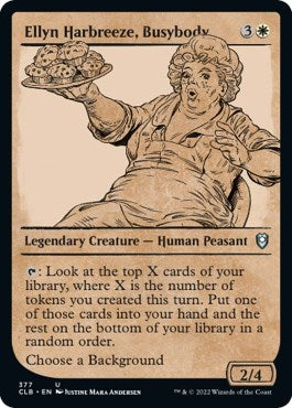Ellyn Harbreeze, Busybody (Showcase) (Commander Legends: Battle for Baldur's Gate) Light Play Foil