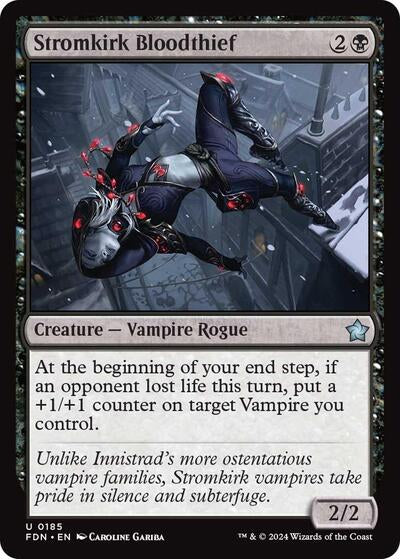 Stromkirk Bloodthief (Foundations) Light Play Foil