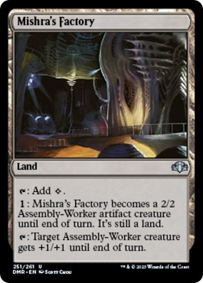 Mishra's Factory (Dominaria Remastered) Light Play