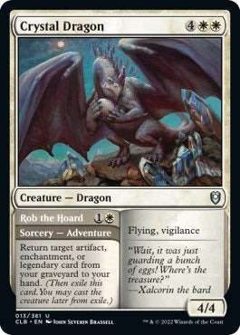 Crystal Dragon (Commander Legends: Battle for Baldur's Gate) Light Play Foil