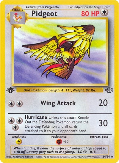 Pidgeot (24) (Jungle) Damaged / Poor Unlimited