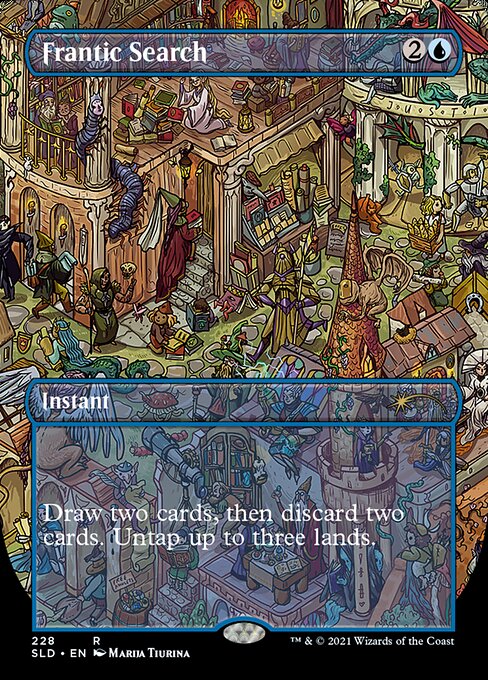 Frantic Search (Secret Lair) Light Play