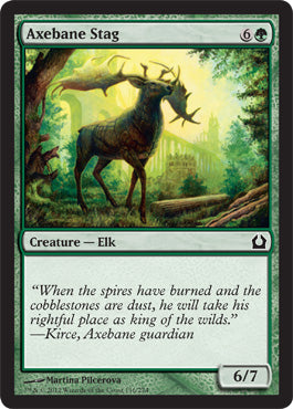 Axebane Stag (Return to Ravnica) Light Play
