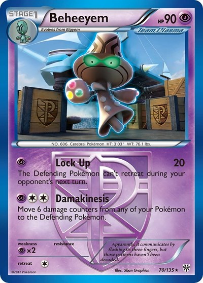 Beheeyem (Team Plasma) (Plasma Storm) Medium Play