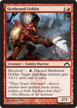 Skinbrand Goblin (Gatecrash) Light Play