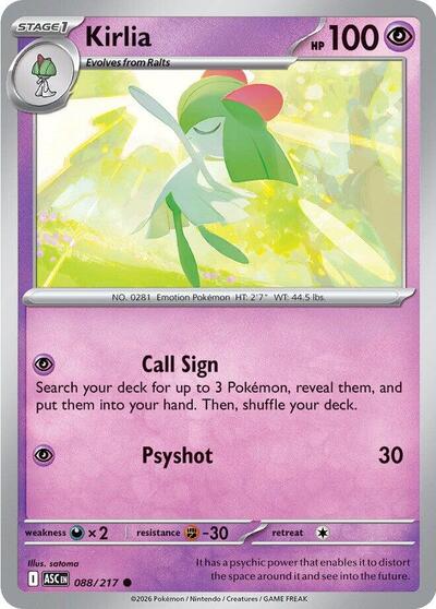 Kirlia (ME: Ascended Heroes) Light Play