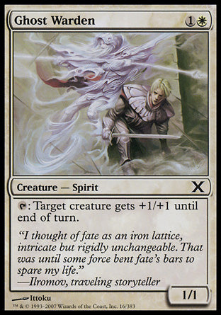 Ghost Warden (10th Edition) Light Play