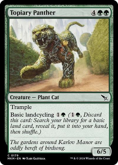 Topiary Panther (Murders at Karlov Manor) Light Play