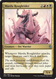 Mardu Roughrider (Khans of Tarkir) Light Play