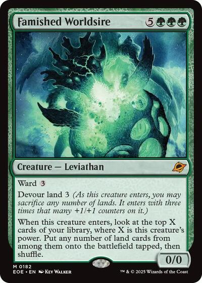 Famished Worldsire (Edge of Eternities) Light Play