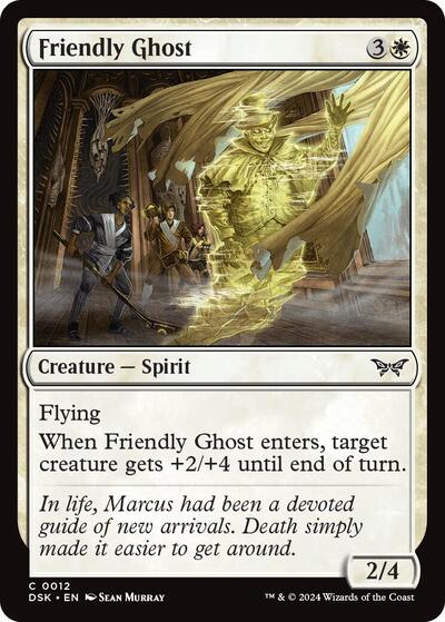 Friendly Ghost (Duskmourn: House of Horror) Light Play
